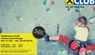 /Raiba Club-Kletternachmittag Osterferien