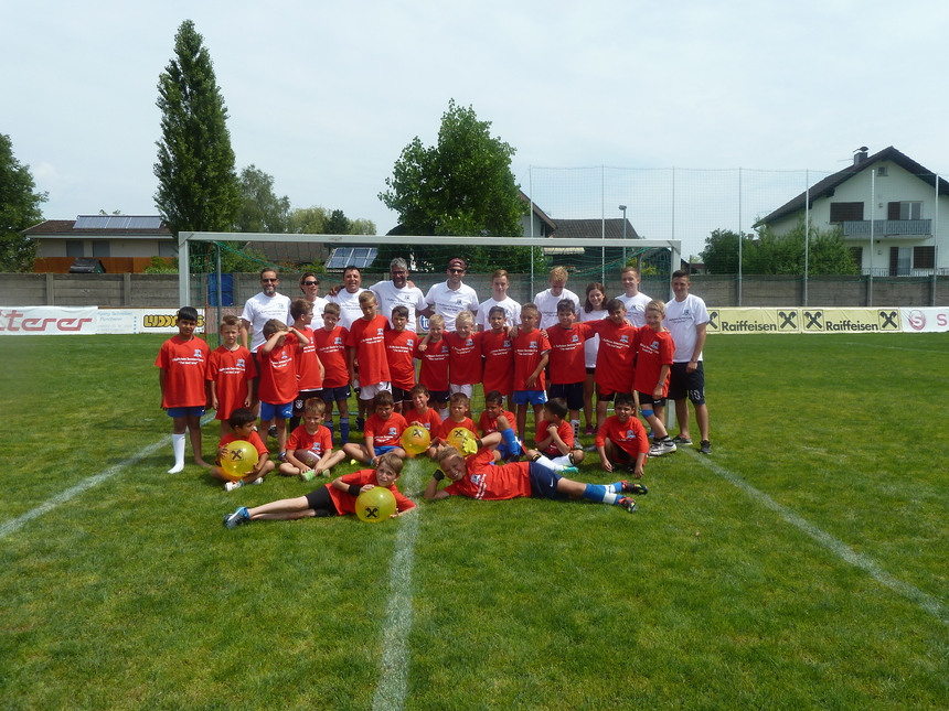 FC Lustenau Sommercamp 2016 Gruppenfoto