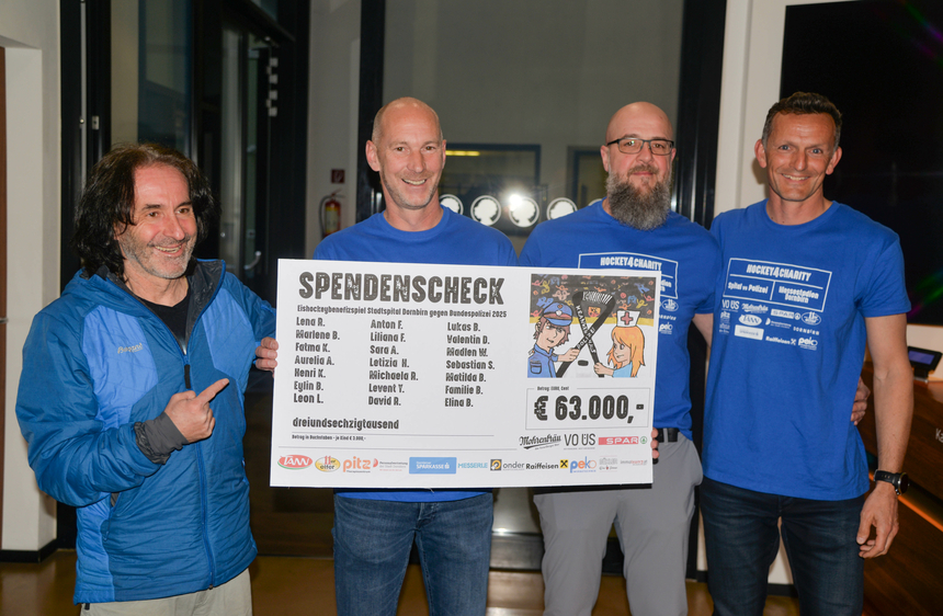 Scheckübergabe Eishockey ©Stadt Dornbirn (13)