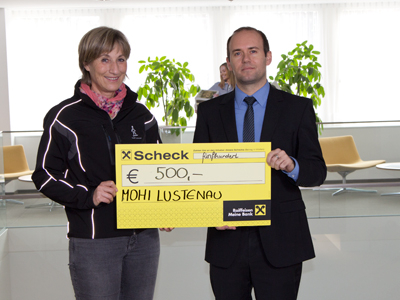 Scheckuebergabe sigrid koenig