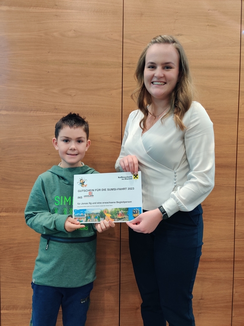 Laurin Büchel mit Michelle Höckner